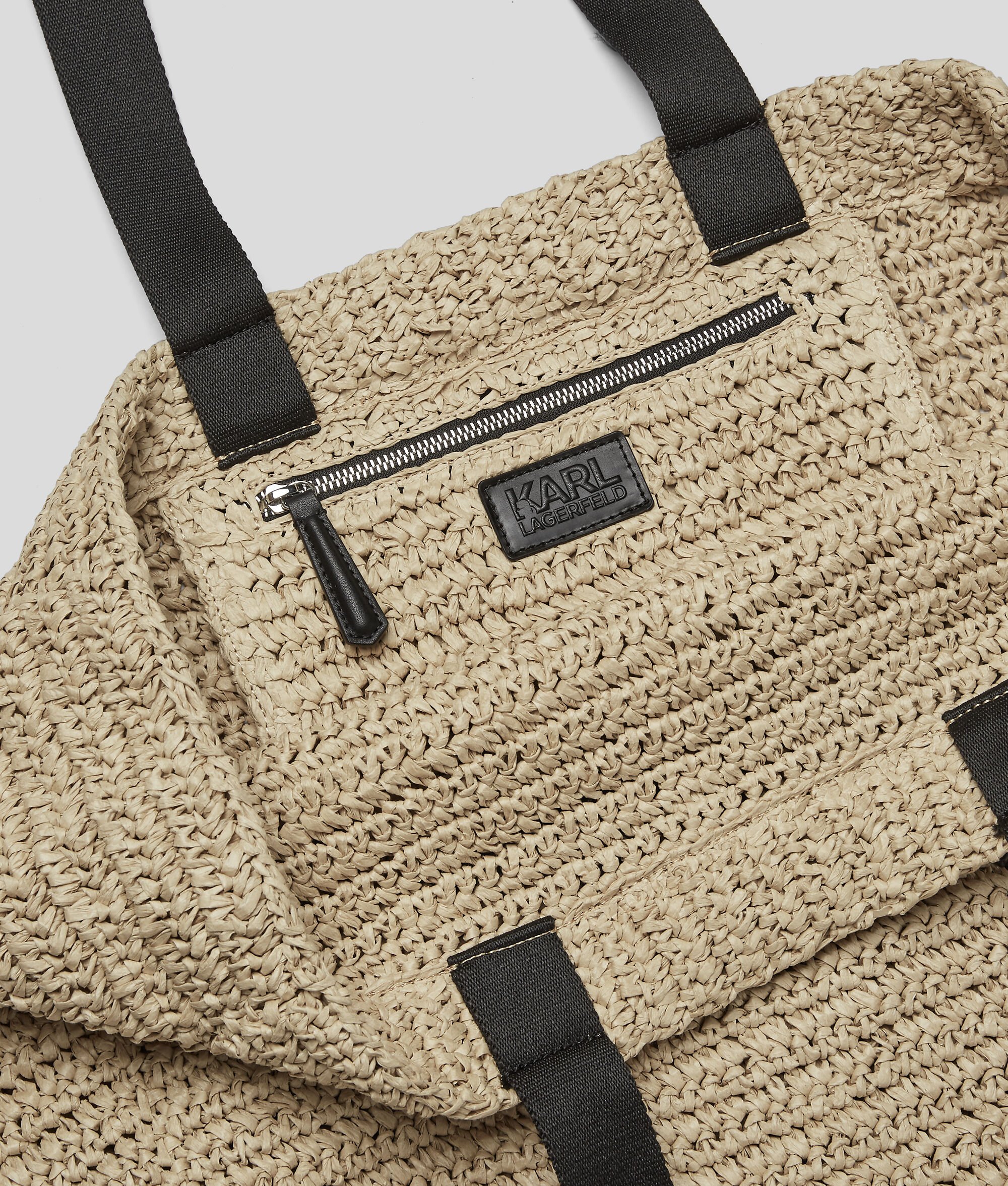 (image for) Superb K/SIGNATURE RAFFIA BEACH TOTE BAG